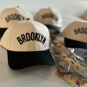 Brooklyn Kids Cap - Black and White
